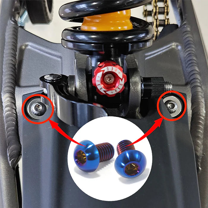 TALARIA XXX REAR FENDER TITANIUM BOLTS